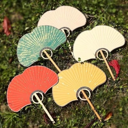 Customization Ginkgo Leaf Fan Corporate Gifts