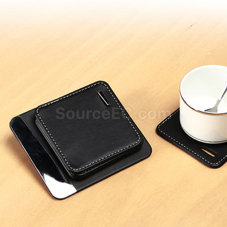 Customization PU Coasters Corporate Gifts