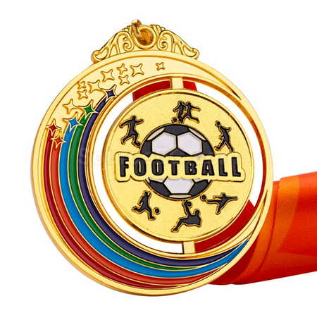 Football Metal Medal
