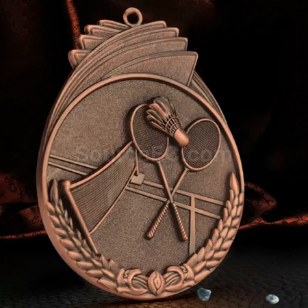 Customization Badminton Metal Medal Corporate Gifts