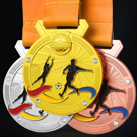 Customization Football Metal Medal Corporate Gifts