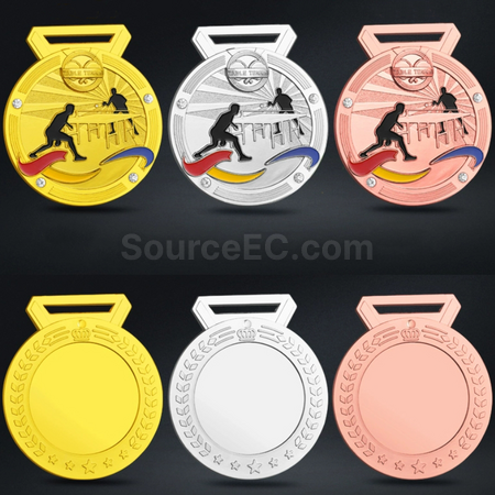 Customization Table Tennis Metal Medal Corporate Gifts