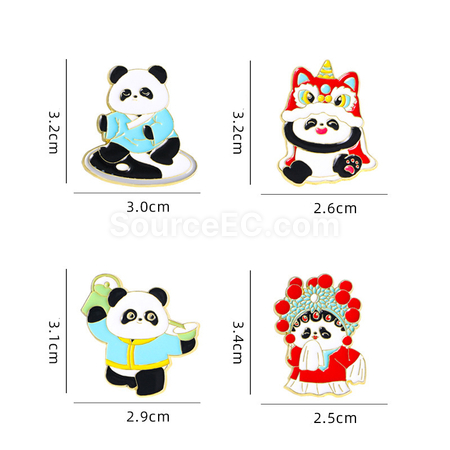 Customization Panda Badge Corporate Gifts