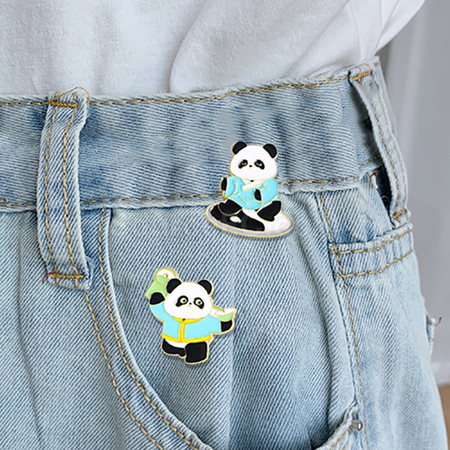 Customization Panda Badge Corporate Gifts