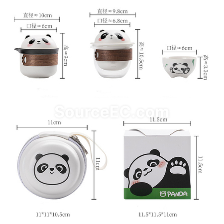 Customization Panda Ceramic Cup Corporate Gifts