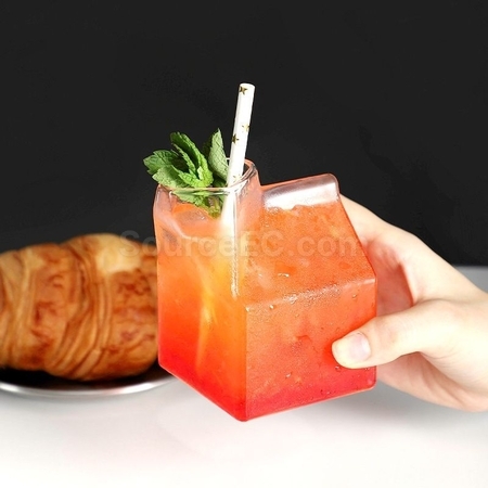 Customization Glass Milk Cup Corporate Gifts