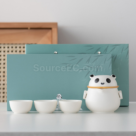Customization Panda Portable Travel Tea Set Corporate Gifts