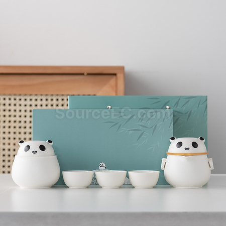Customization Panda Portable Travel Tea Set Corporate Gifts