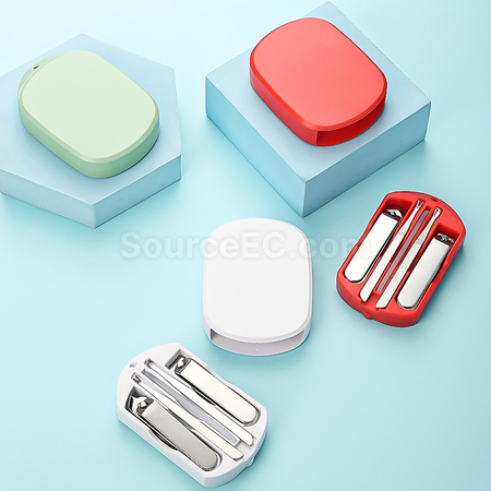 Customization PU Leather Manicure Set Corporate Gifts