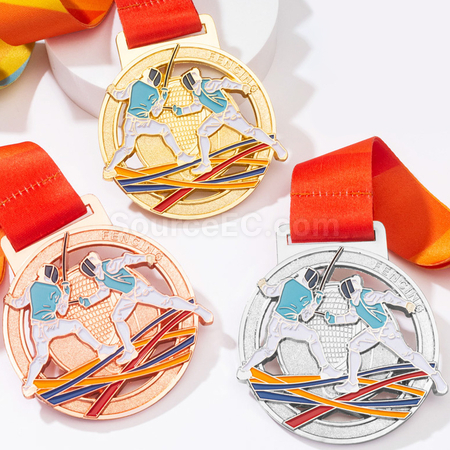Customization Fencing Medal Corporate Gifts