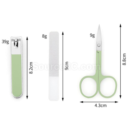 Customization PU Leather Manicure Set Corporate Gifts