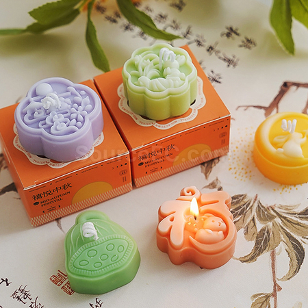 Customization Mid-autumn Mooncake Scented Candle Gift Set Corporate Gifts