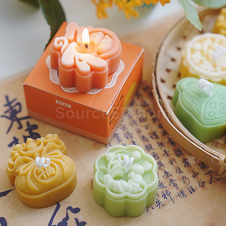 Customization Mid-autumn Mooncake Scented Candle Gift Set Corporate Gifts