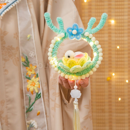 Customization Mid Autumn Festival DIY Rabbit Lantern (requires self-assembly) Corporate Gifts