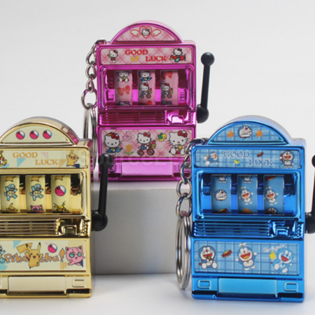 Customization Mini fruit machine keychain Corporate Gifts