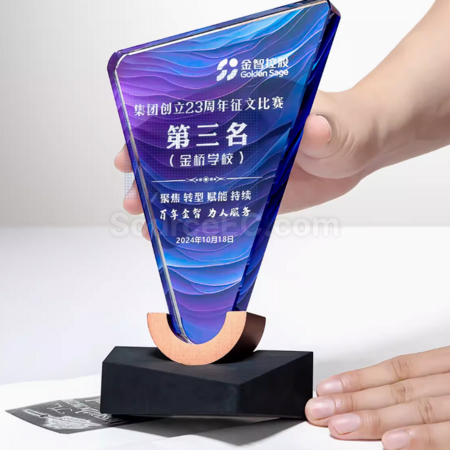 Customization Marble Crystal Trophy Corporate Gifts