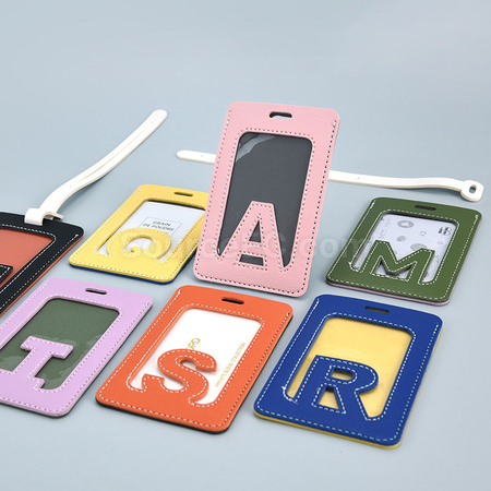 Customization 26 Letter Card Holder/Luggage Tag Corporate Gifts
