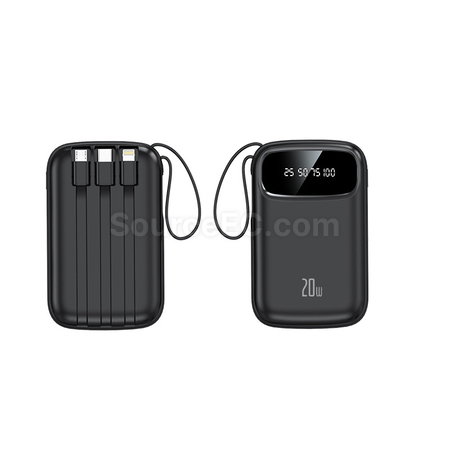 Customization 3C Certified Comes With Four Wires Mobile Power Bank Corporate Gifts