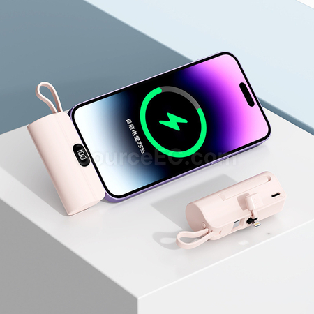 Customization Wireless Capsule Charging Bank with Phone Stand Corporate Gifts