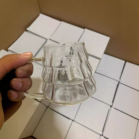 Customization Christmas Glass Cup Corporate Gifts
