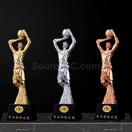Customization Gold-Plated Sports Trophy Corporate Gifts