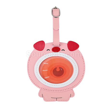 Customization Cartoon PU Luggage Tag Corporate Gifts
