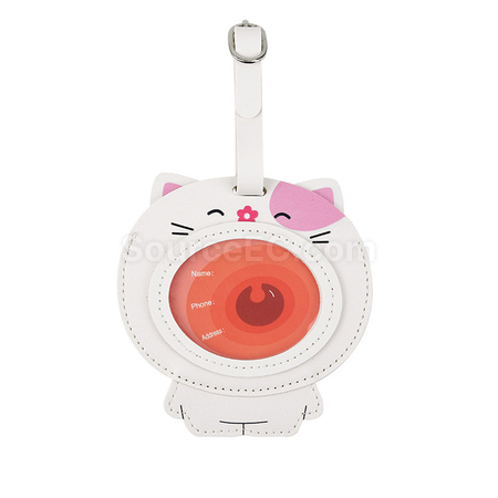 Customization Cartoon PU Luggage Tag Corporate Gifts