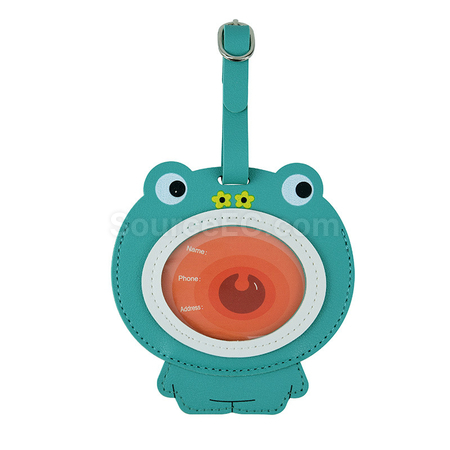 Customization Cartoon PU Luggage Tag Corporate Gifts