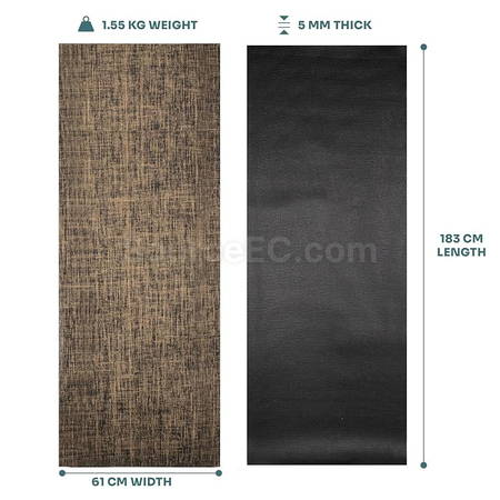 Customization PVC Jute Yoga Mat Corporate Gifts