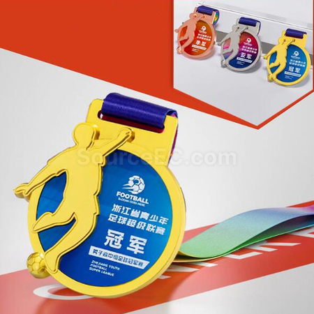Customization Football Metal Medal Corporate Gifts