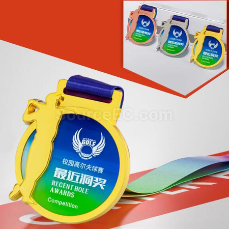 Customization Golf Metal Medal Corporate Gifts