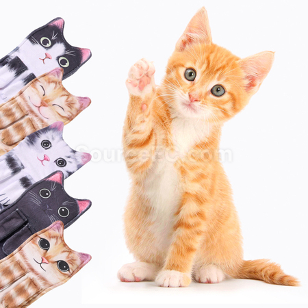 Customization Creative Realistic Dog and Cat Hanging Hand Towel Corporate Gifts