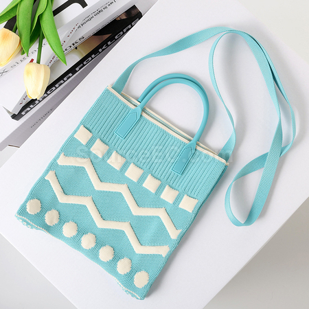 Customization Hand-held Knitted Eco-friendly Bag Corporate Gifts