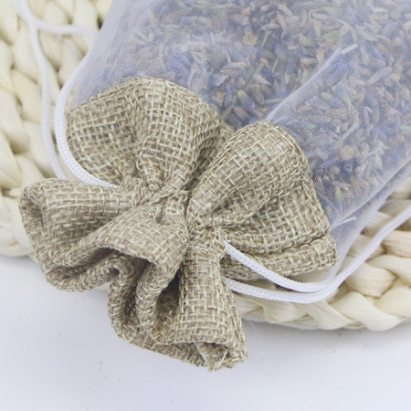 Customization Organza patchwork linen bundle pocket Corporate Gifts