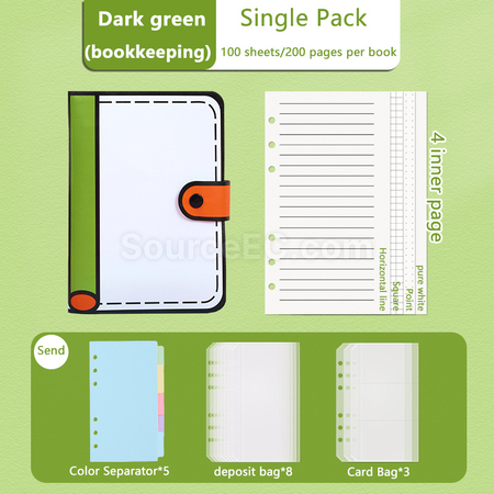 Customization 2D Cartoon Cute Notebook Corporate Gifts
