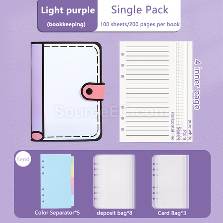 Customization 2D Cartoon Cute Notebook Corporate Gifts