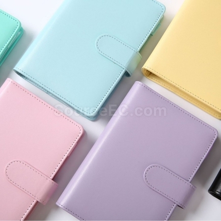 Customization A6 Macaron Folder Notebook Cash Saving Notebook Corporate Gifts