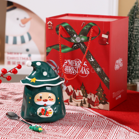 Customization Christmas Cup Ceramic Cup Corporate Gifts