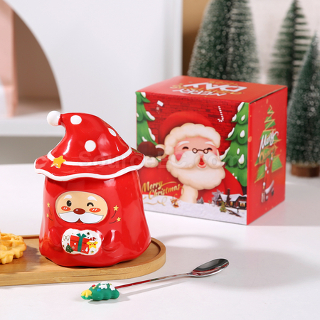 Customization Christmas Cup Ceramic Cup Corporate Gifts