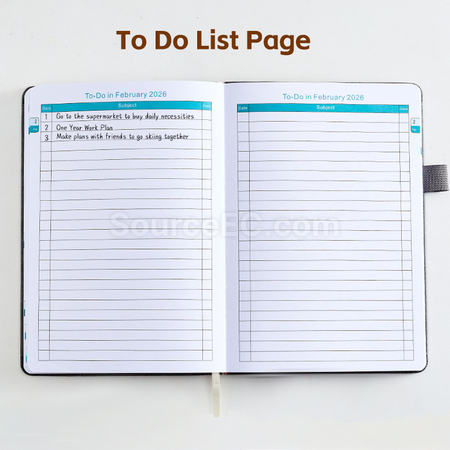Customization PU Daily Planner Notebook Corporate Gifts