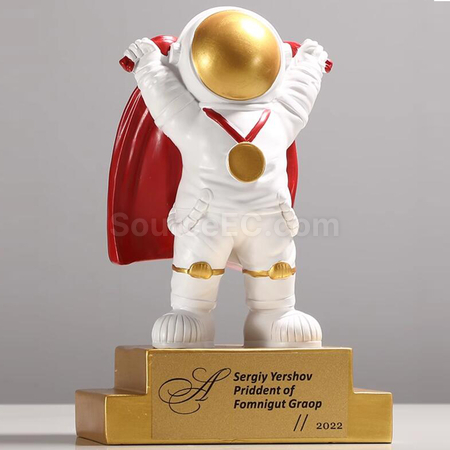 Customization Astronaut Memorial Trophy Corporate Gifts