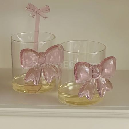 Customization Bow glass Corporate Gifts
