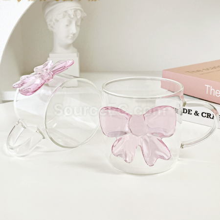 Customization Bow glass Corporate Gifts