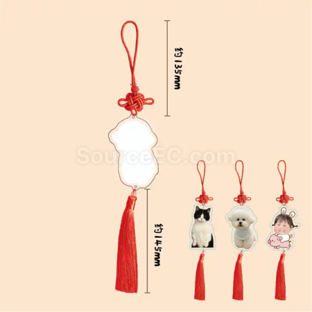 Customization Acrylic Chinese Knot Pendant Corporate Gifts