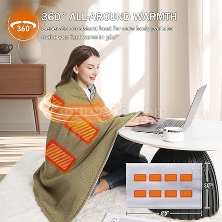 Customization Portable Heated Shawl Corporate Gifts