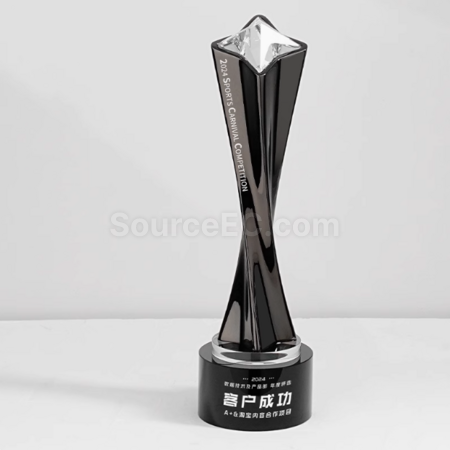 Customization Metal Twisted Column Trophy Corporate Gifts