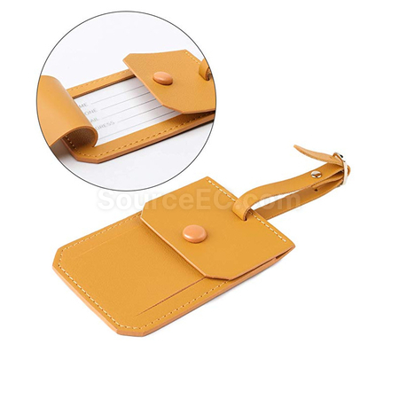 Customization Anti-Privacy PU Luggage Tag Corporate Gifts
