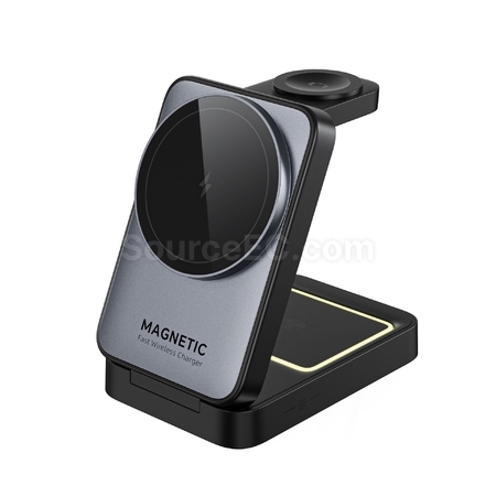 Customization Folding magnetic suction three in one wireless charging Corporate Gifts