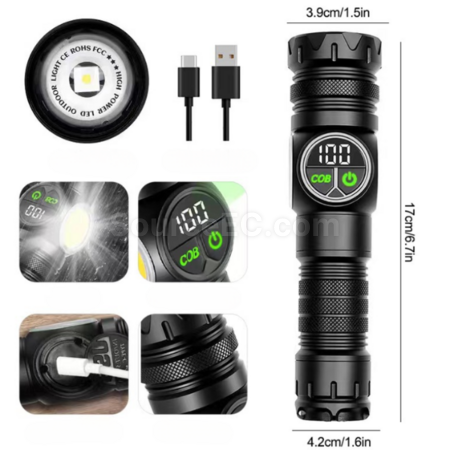 Customization LED multifunctional strong light flashlight Corporate Gifts