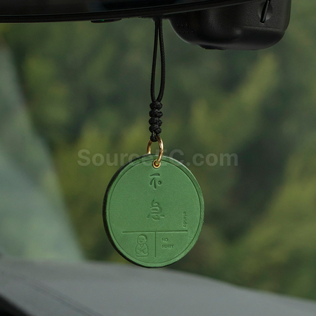 Customization Cowhide safety pendant Corporate Gifts